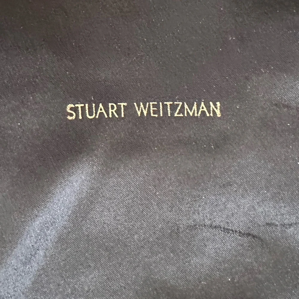 Stuart Weitzman over the knee black suede boots